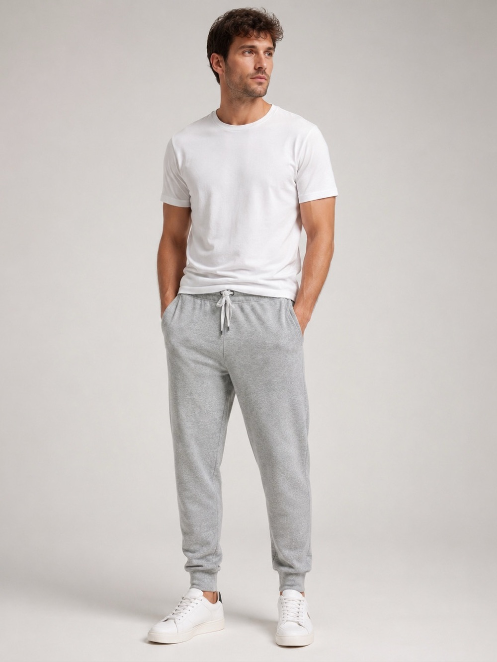Faherty Legend Sweatpants Joggers Heathered Grey Sz Mens M